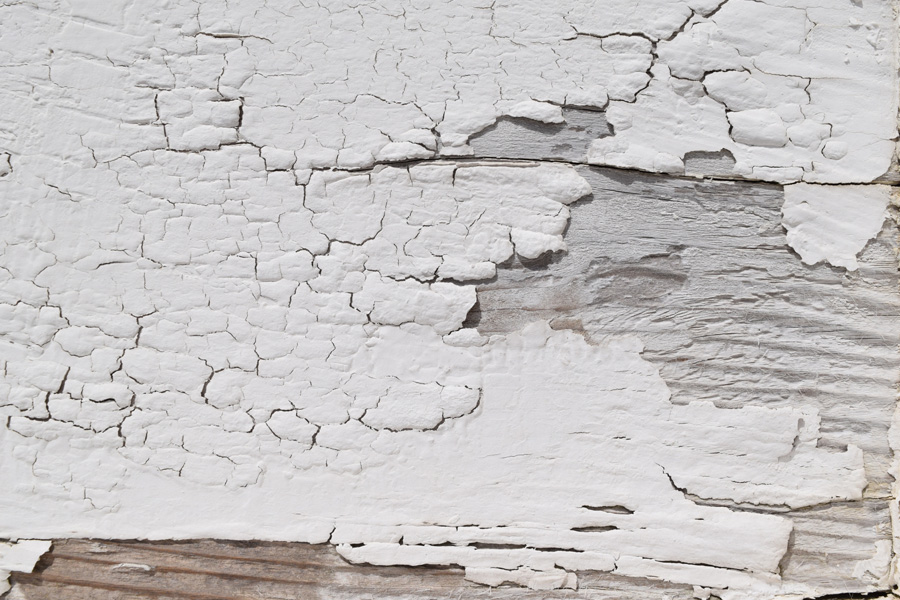 塗膜の剥がれがある